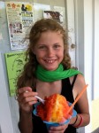 TMS Student Soleil Jacobson digs in