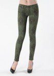 Printed jeans