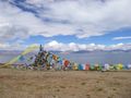 Flags at Manasarovar
