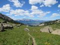 High Basin below summit-Sneffels Highline Trail