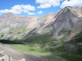 View from the Top, looking into Upper Mill Creek-Sneffels Highline Trail