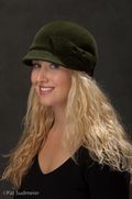 Loden bow hat Loden bow hat