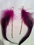 Feather earrings