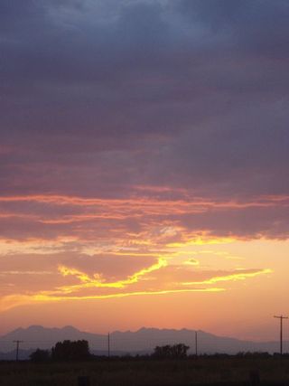 Peach sunset Peach sunset