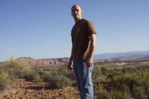 Tim on Moab land, gg