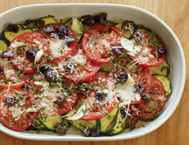 Zucchini-Tomato Gratin