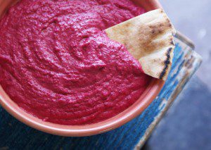 Beet hummus