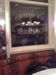 Chop House window