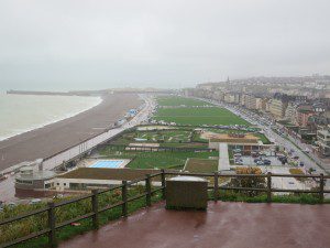 Dieppe from the Chateau