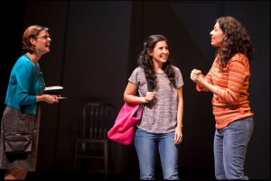 Mary Bacon, Adriana Gaviria and Cynthia Bastidas in the Denver Center Theatre Company’s world premiere production of "Just Like Us," by Jennifer M Koskinen