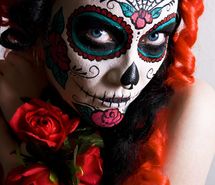 beautiful-beauty-dana-blue-deviant-art-deviantart-dia-de-los-muertos-105969