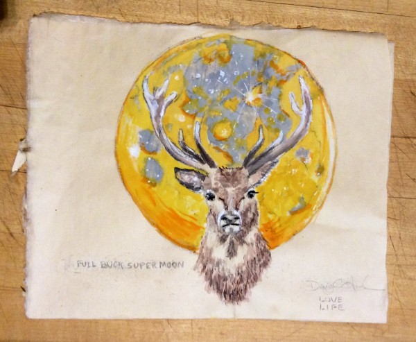 Art plate by Darryl Hannah, featured in Ah Haa’s silent auction