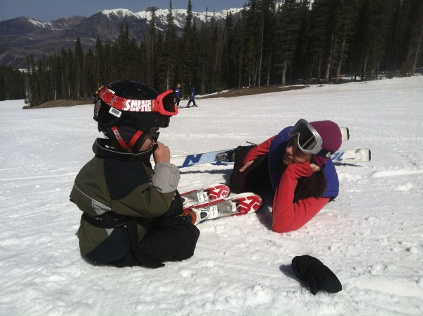 Resting on the Double Cabins Run