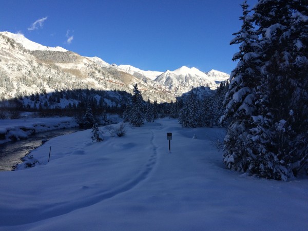 Winter Afternoon, San Miguel River, 11/16/2014