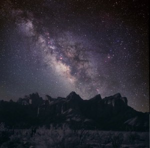 milky way tetons