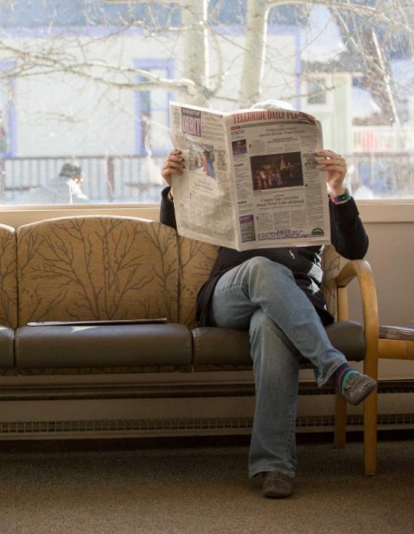 Patient waits for a an appointment, courtesy photo