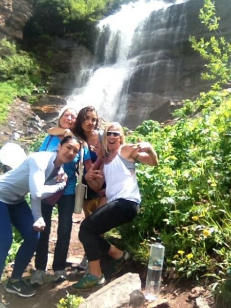 Becca Tudor leads hike on Jud Weibe (2014) 