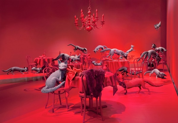 The Grey Foxes, Skoglund, Telluride Gallery of Fine Art