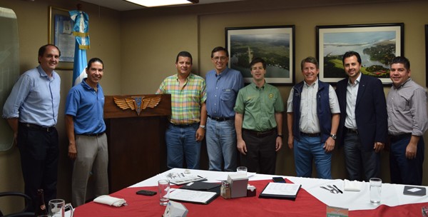 John and Armando meet with the Guatemalan Aero Club leadership
