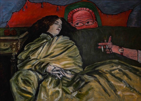 Elaine Fischer’s riff on Sargeant’s Woman in Repose