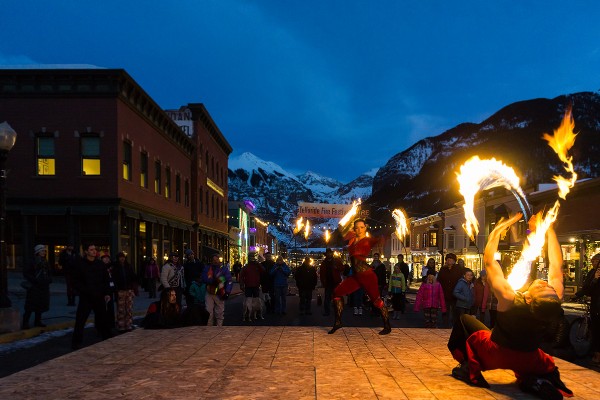 Fractal Tribe performing on Main Street, image, Ryan Bonneau