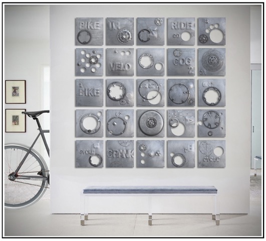 Remnant aluminum sculpture