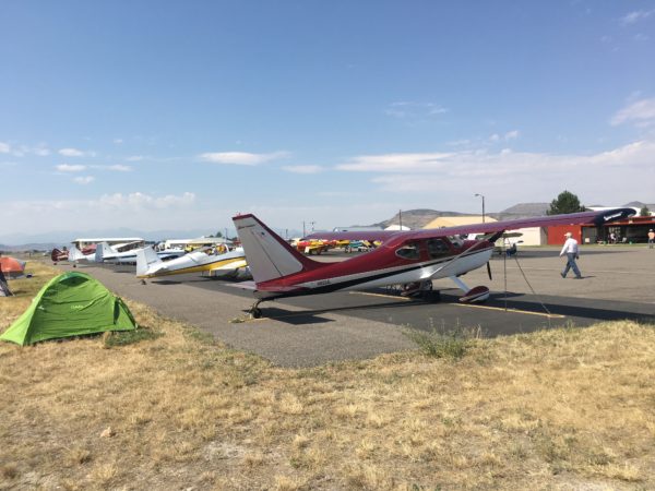 Three Forks flight line