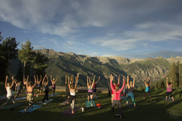 yoga fest pic, outside