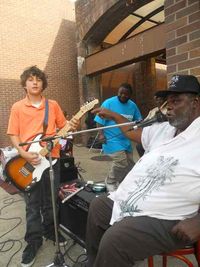 7th Grader Miles Galbo Jumps In on Beale St
