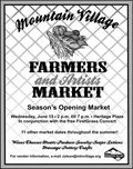 Advertisement Farmers and Artists Market Opening