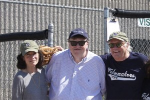 Michael Moore, George & Beth Gage