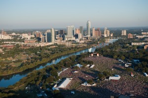 Austin City Limites Music Fest, aerial view, Ashley Garmon