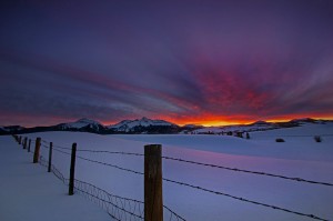 Telluride sunset,  by Ryan Bonneau