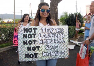 Hawaiians protest Monsanto