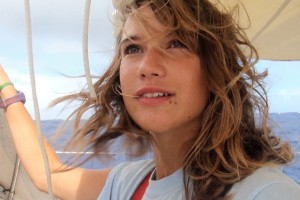 Laura Dekker at sea