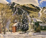 Oh Be Joyful Gallery Shaun Horne Oak Street Ski Area View 36x44 O_C $6300 U MasterOBJ