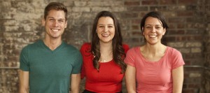 ioby co-founders Brandon Whitney, Cassie Flynn and Erin Barnes. Photo Credit: Devin Mathis, 2013. 