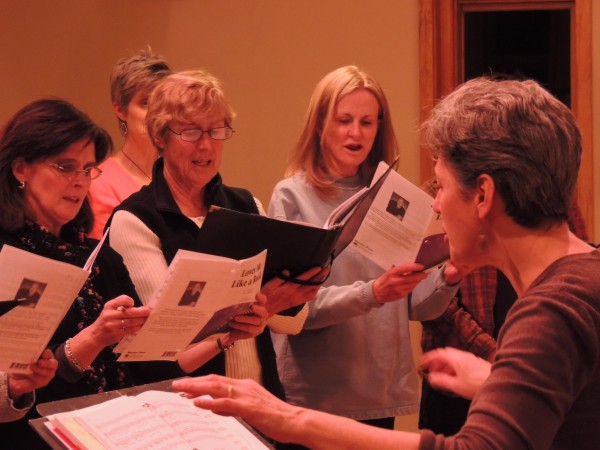 Choral Society, preparing for SpringSing