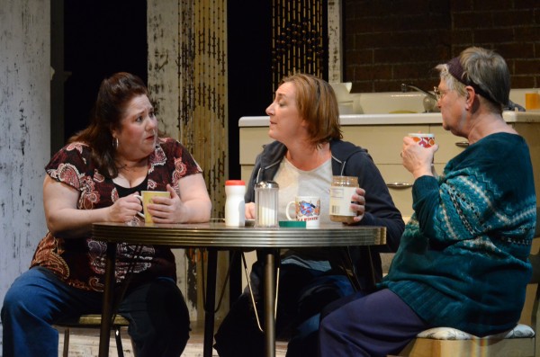 Left to right: Leslie O’Carroll, Dee Covington, Kathryn Gray, courtesy, Curious Theatre