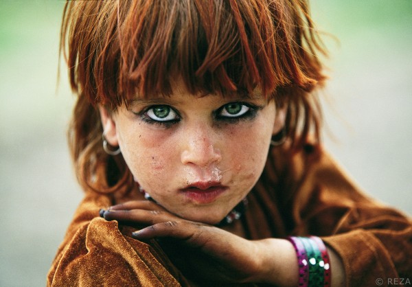 Little Afghan girl, by Reza
