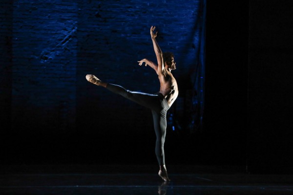 Dancer from BalletCollective strikes a pose