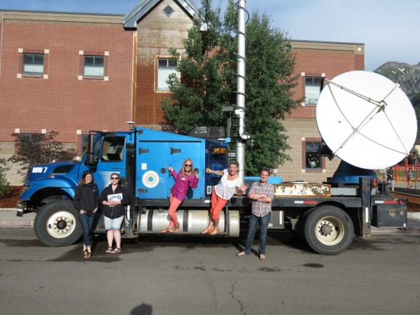 Storm Chasers and their Extreme Weather Chasing Vehicle, Karen Kosiba, Rachel Humphrey, Stacy Klotka, Sarah Holbrooke, Chris Anderson