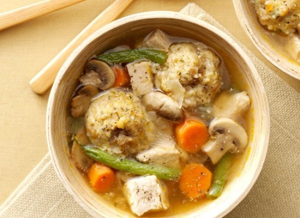 Stuffing Dumpling Soup, from taste of Home, courtesy, Huff Post