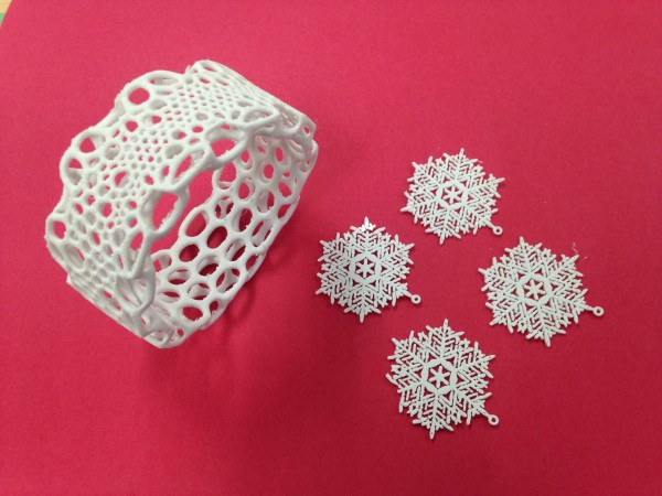 3D printed holiday bling