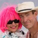 Erin & Chris – she’s the one in the flaming pink wig –one hot couple, founders of Telluride Fire Festival.