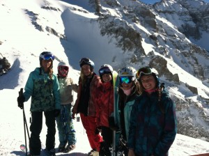 Telluride Mountain School Girls on Top of Mountain Quail