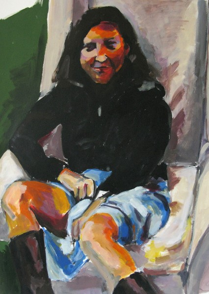 Woman in a Chair, 1st Ah Haa Regional Art Show