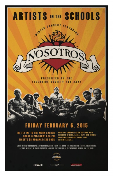 Telluride Jazz Festival - Artists In The Schools Featuring Nosotros Event Poster