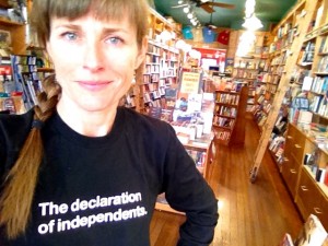 Daiva Chesonis, founder, TAB’s fashion show, now owner of Between the Covers bookstore.