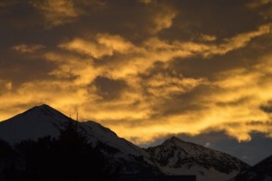 The Light Gathers Around Telluride's Peaks